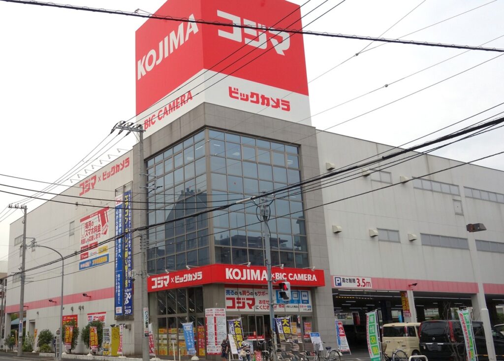 コジマ×ビックカメラ店頭風景