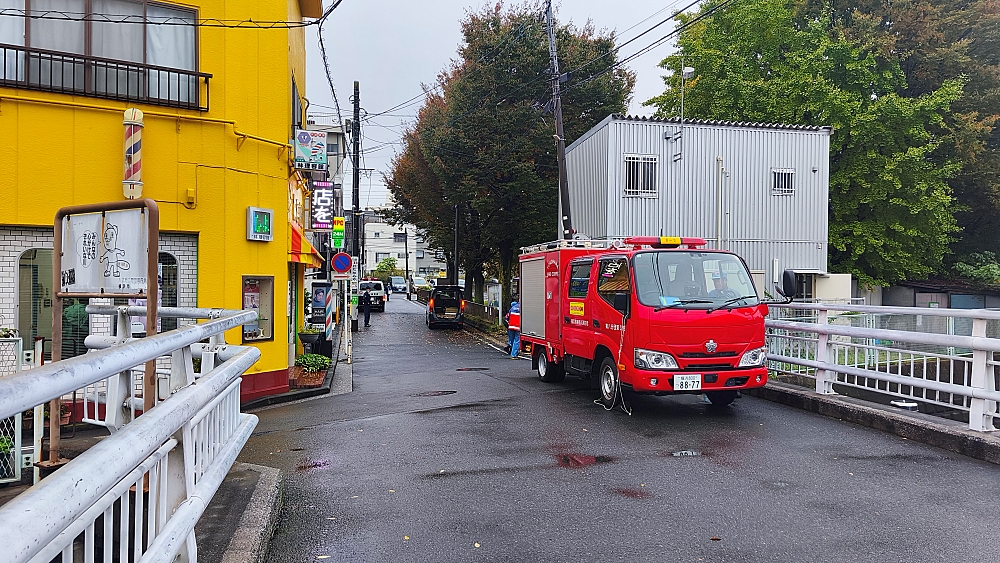 スタンプラリー会場裏手風景